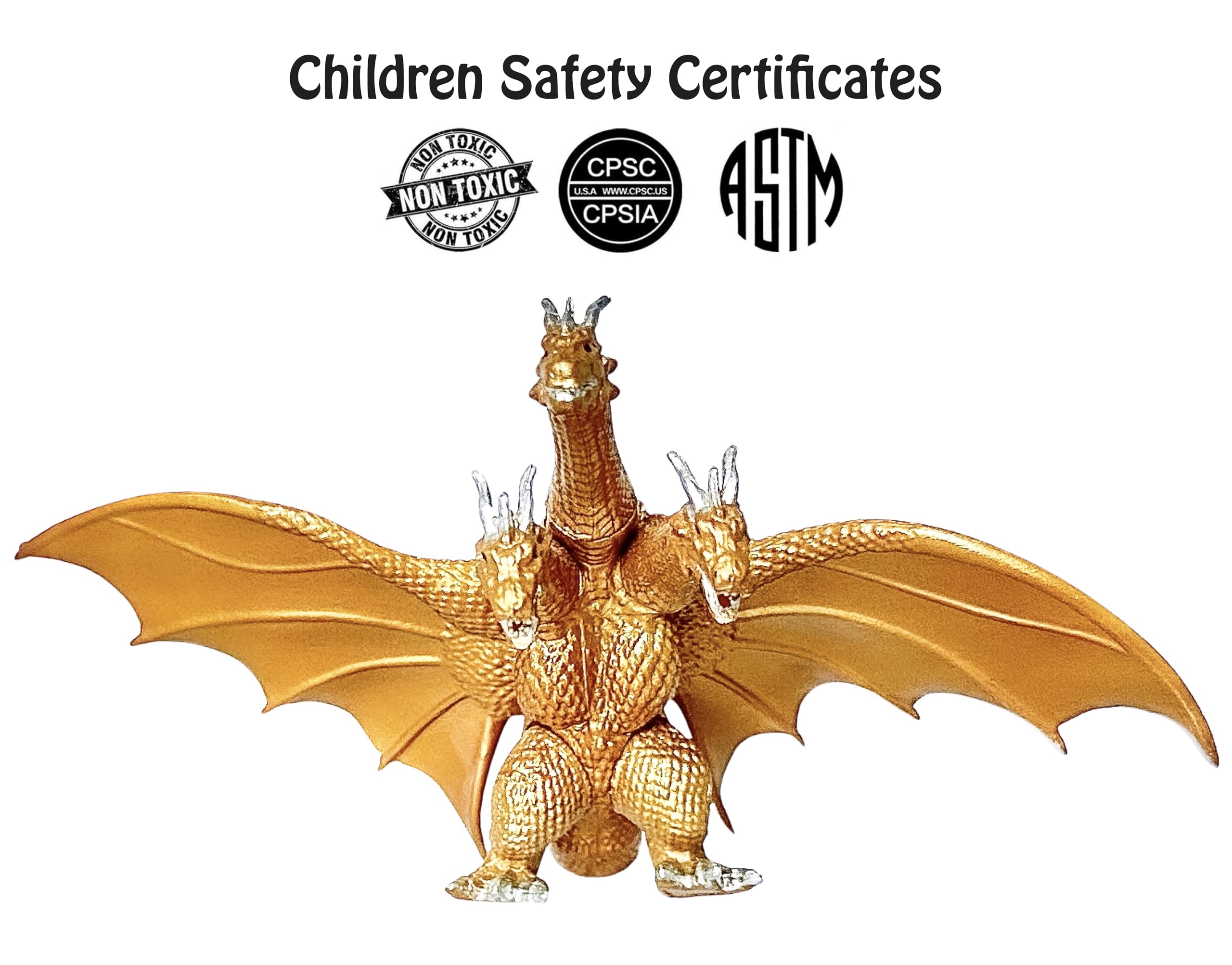 TwCare Mecha King Ghidorah figures for dynamic shelf presentation