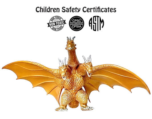 TwCare Mecha King Ghidorah figures for dynamic shelf presentation