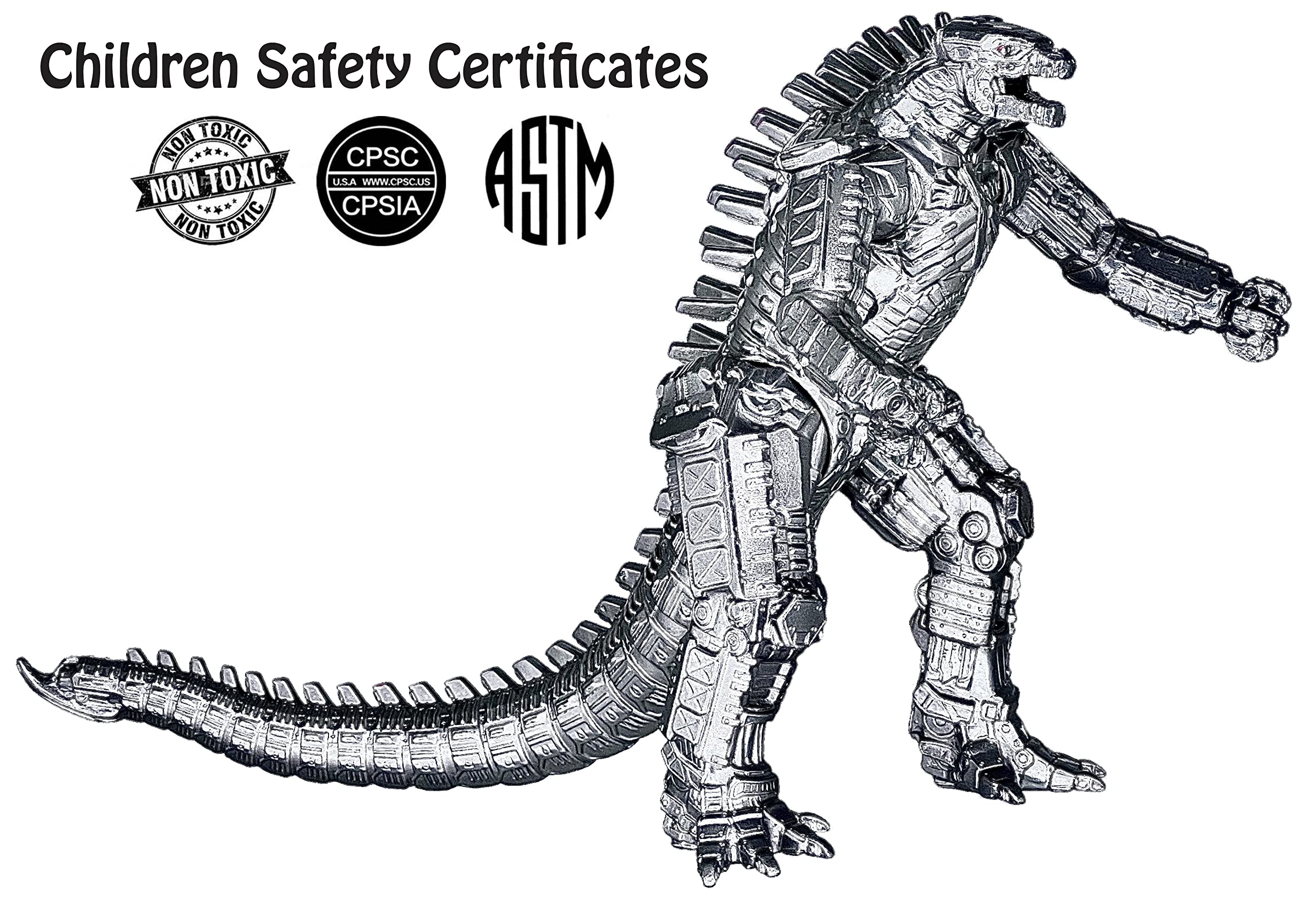 TwCare MechaGodzilla vs Kong figure side view for dynamic action poses.