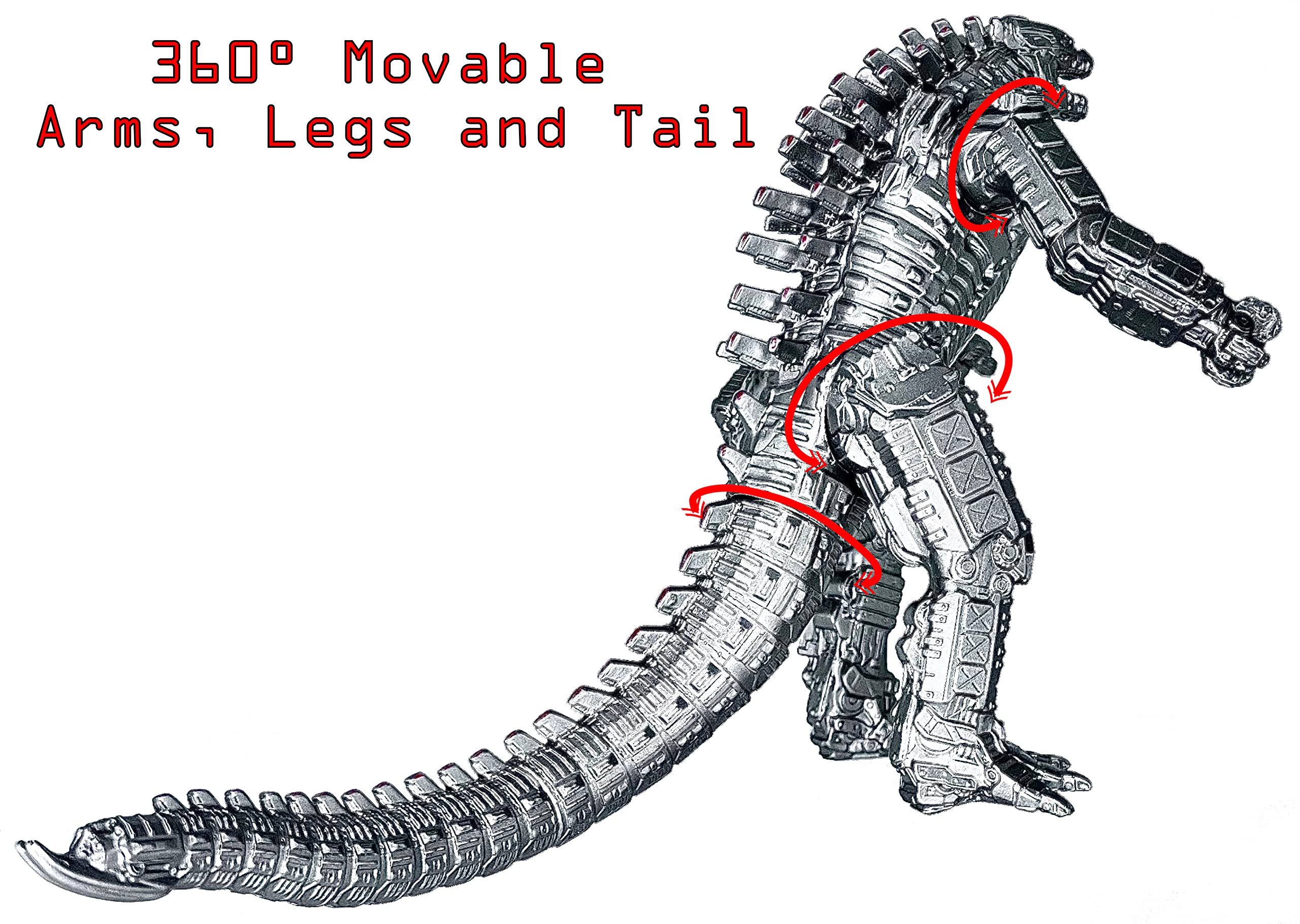 TwCare MechaGodzilla figure travel-ready, easy to carry on trips.