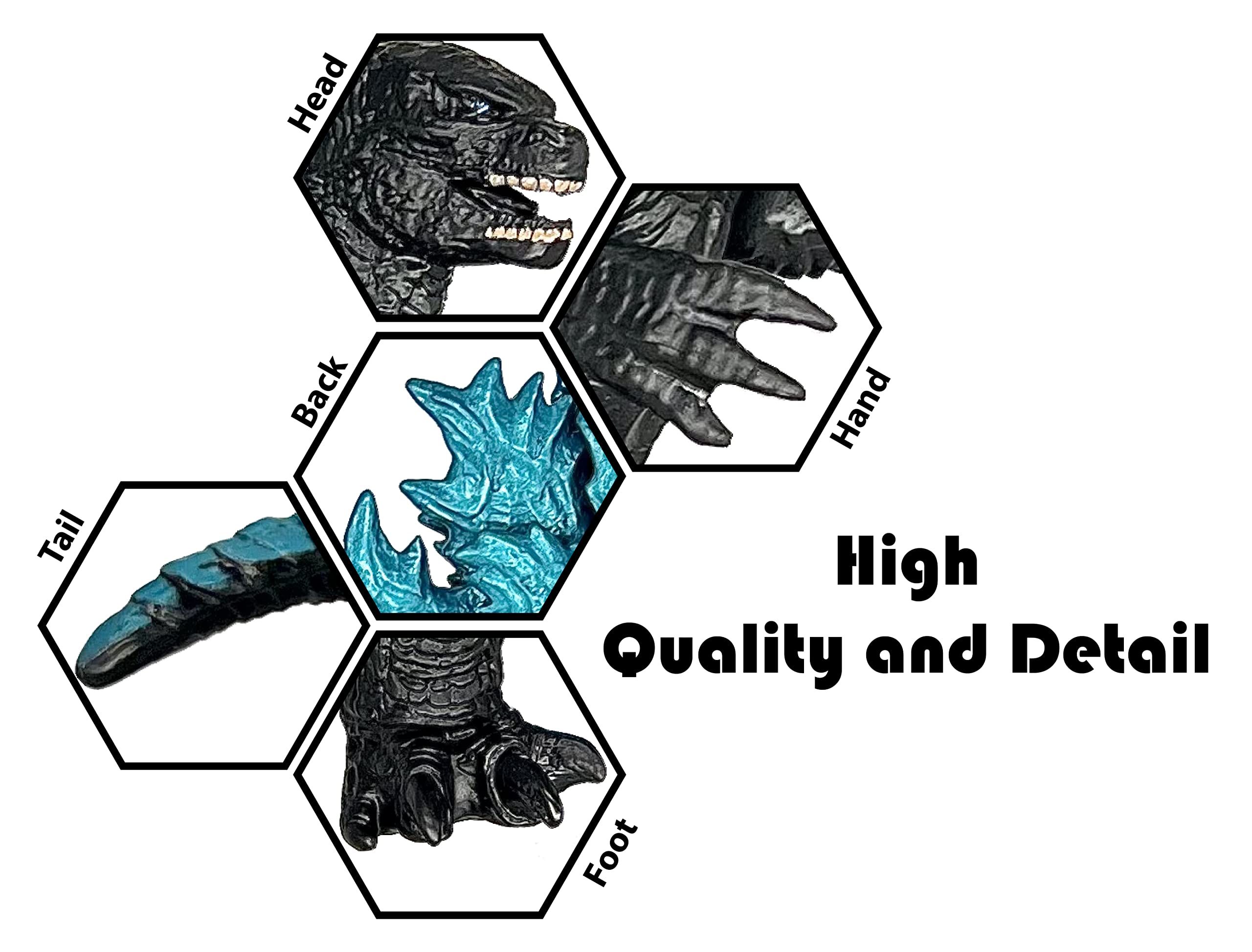TwCare Monster vs Kong figure, side view showing dynamic silhouette