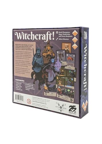 Witchcraft coven family cards showing diverse powers for replay variety.