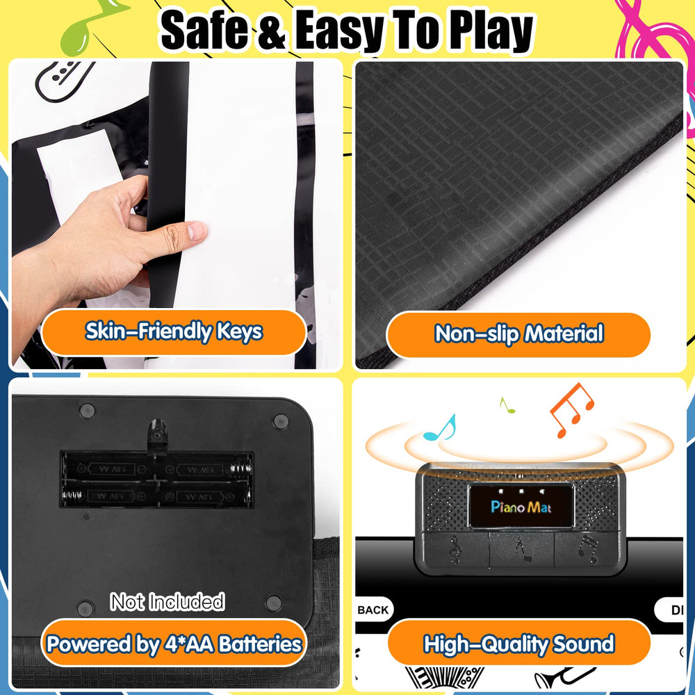 TWFRIC battery-powered design allows play anywhere, no cords needed.