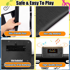 TWFRIC battery-powered design allows play anywhere, no cords needed.