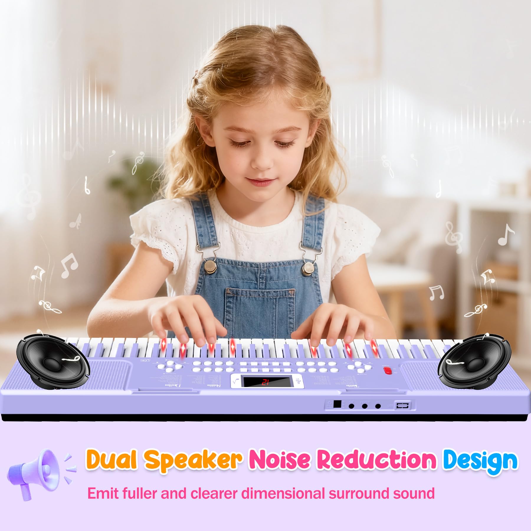 TWFRIC keyboard features 70 demos and 100 tones for exploration