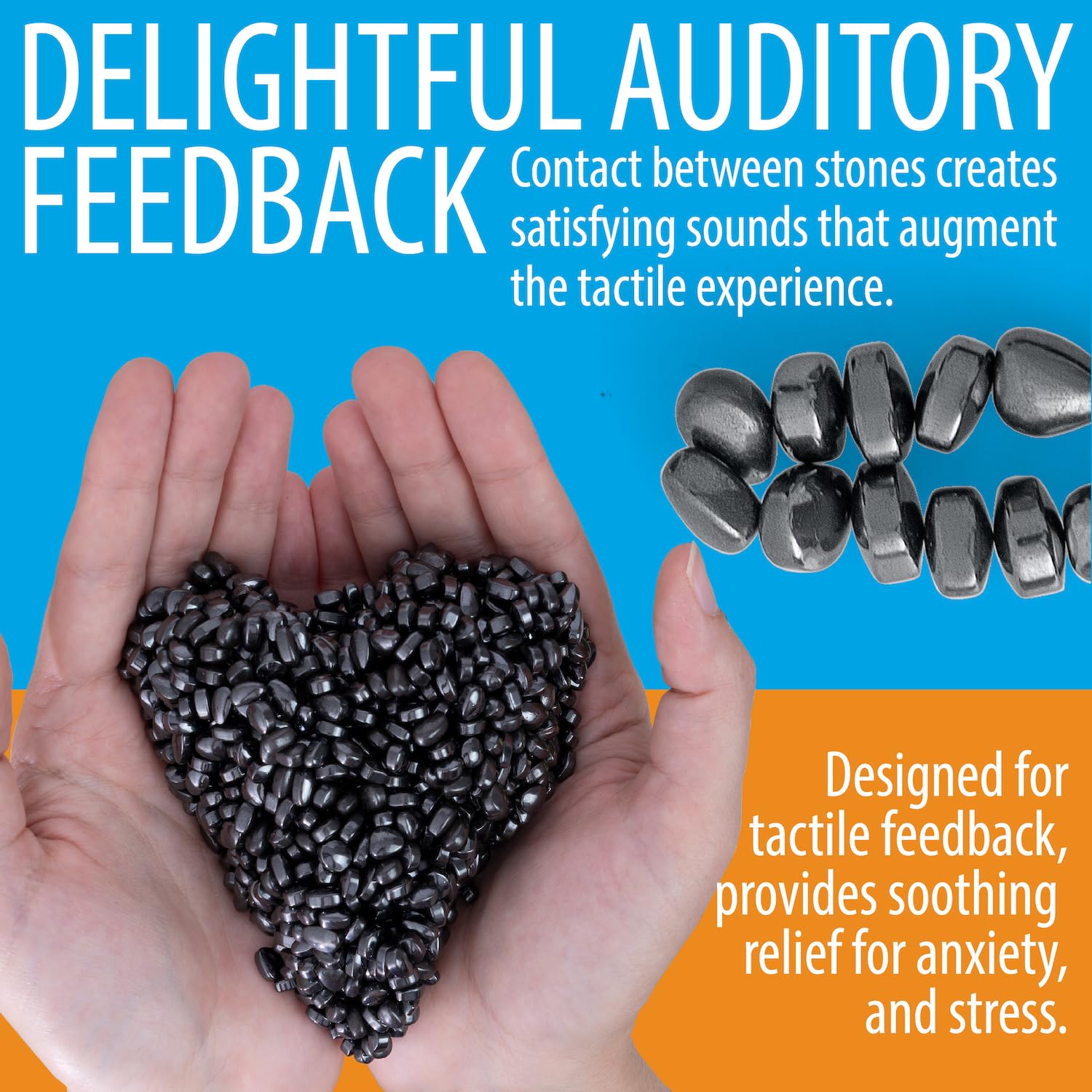 Twiddler Toys Magnetic Putty Pebbles in metal tin for organized desk setup