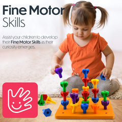 Twinkle me foam boards provide a soft surface for sorting and counting.
