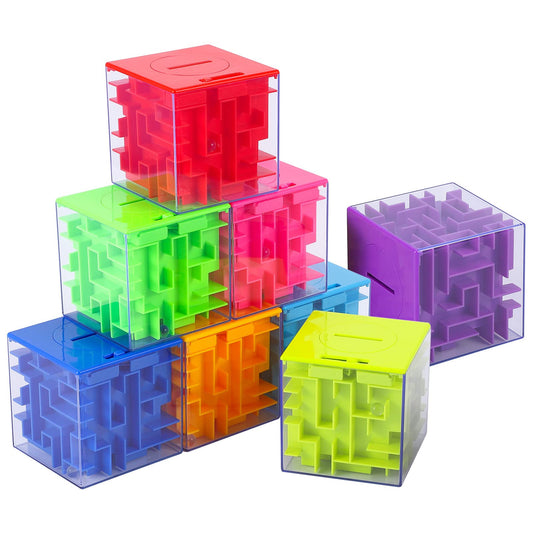 Twister.CK 8PACK Money Maze Box opened setup revealing the puzzle layout