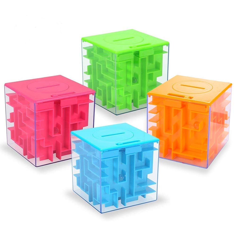 Twister.CK Money Maze Box top view shows the clever gift holder that makes cash gifting engaging.