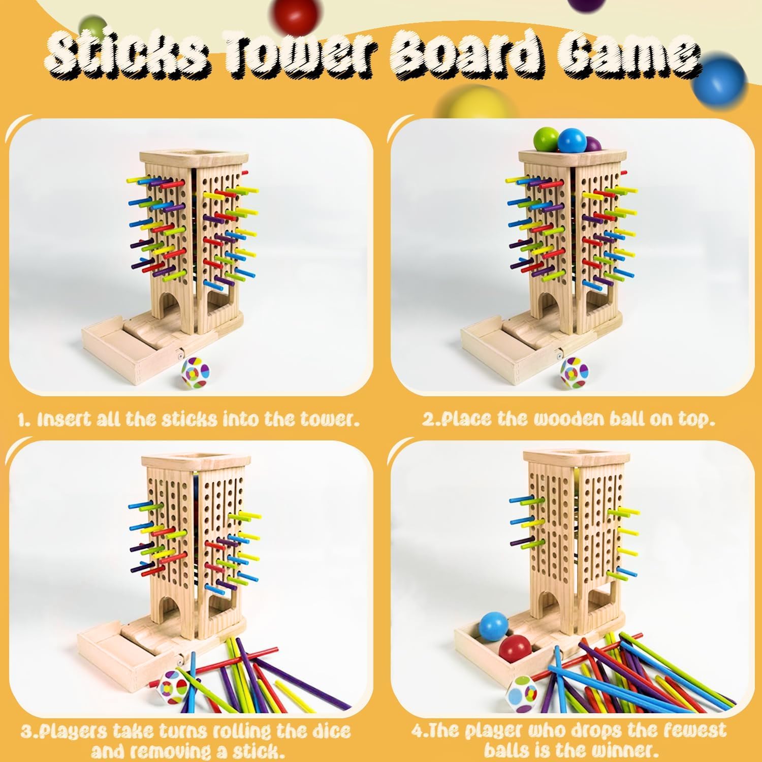 twivah ball drop tower demonstrates stacking and spatial awareness
