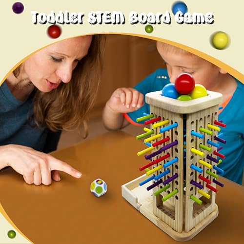 twivah 4-in-1 board game: counting cards support early math practice