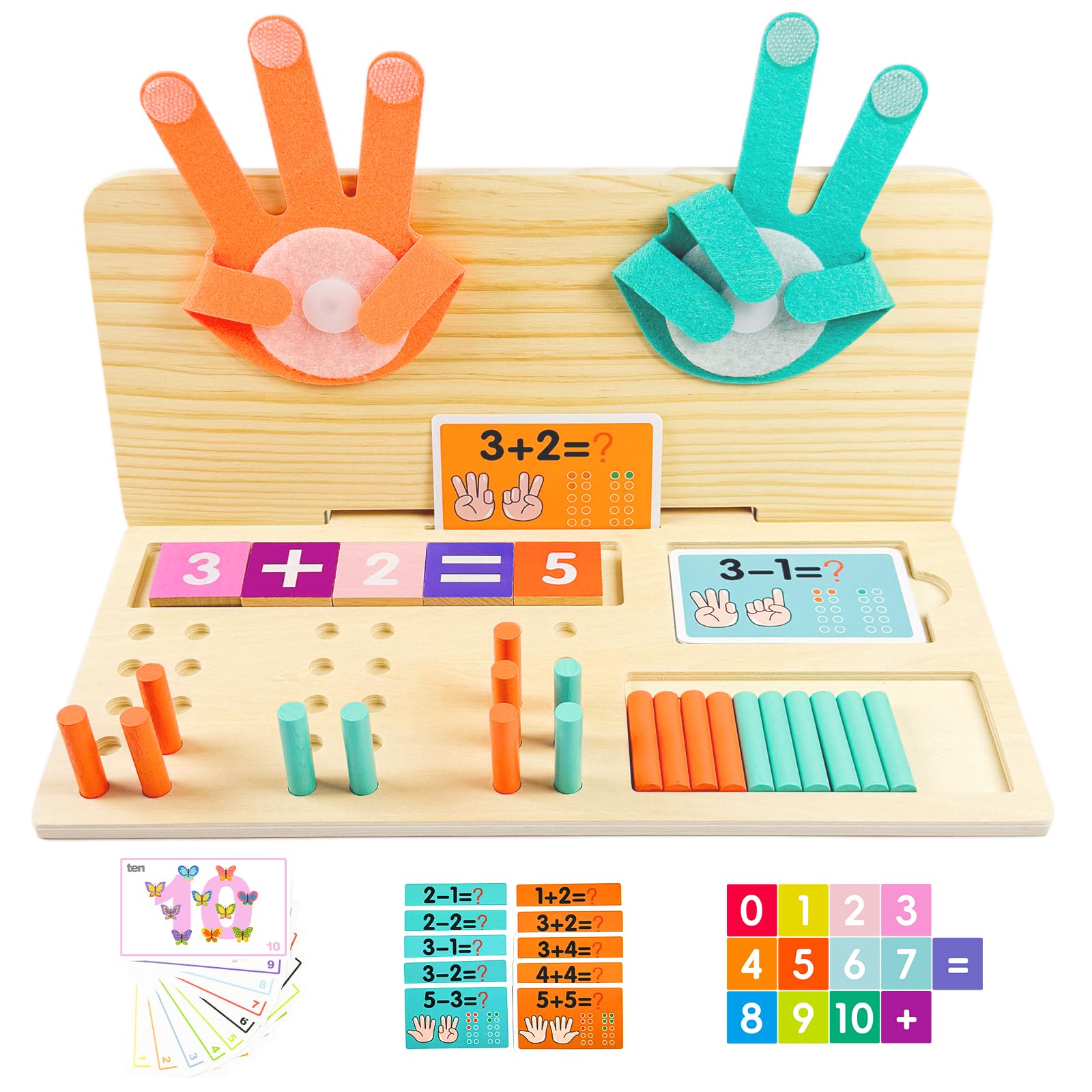 Twivah Learning Toys counting sticks aid early arithmetic visualization.