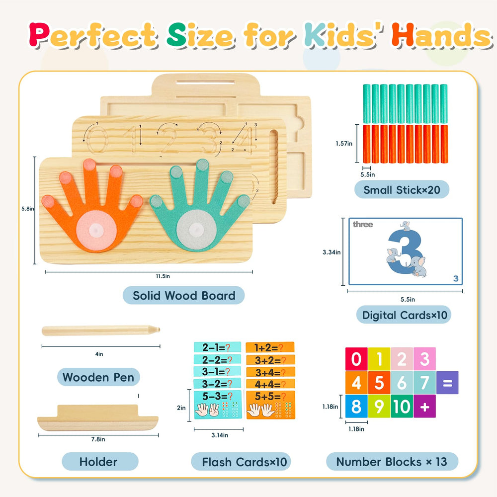 Twivah Learning Toys flip cards encourage number matching and sequencing.