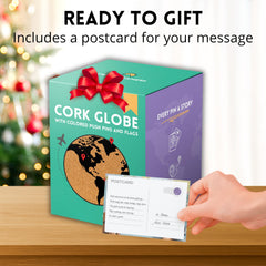 Two Dreamers gift box travel map ready for gifting and celebration.