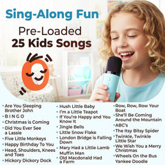 Two3Sevens wireless microphones elevate interactive singing during family karaoke.
