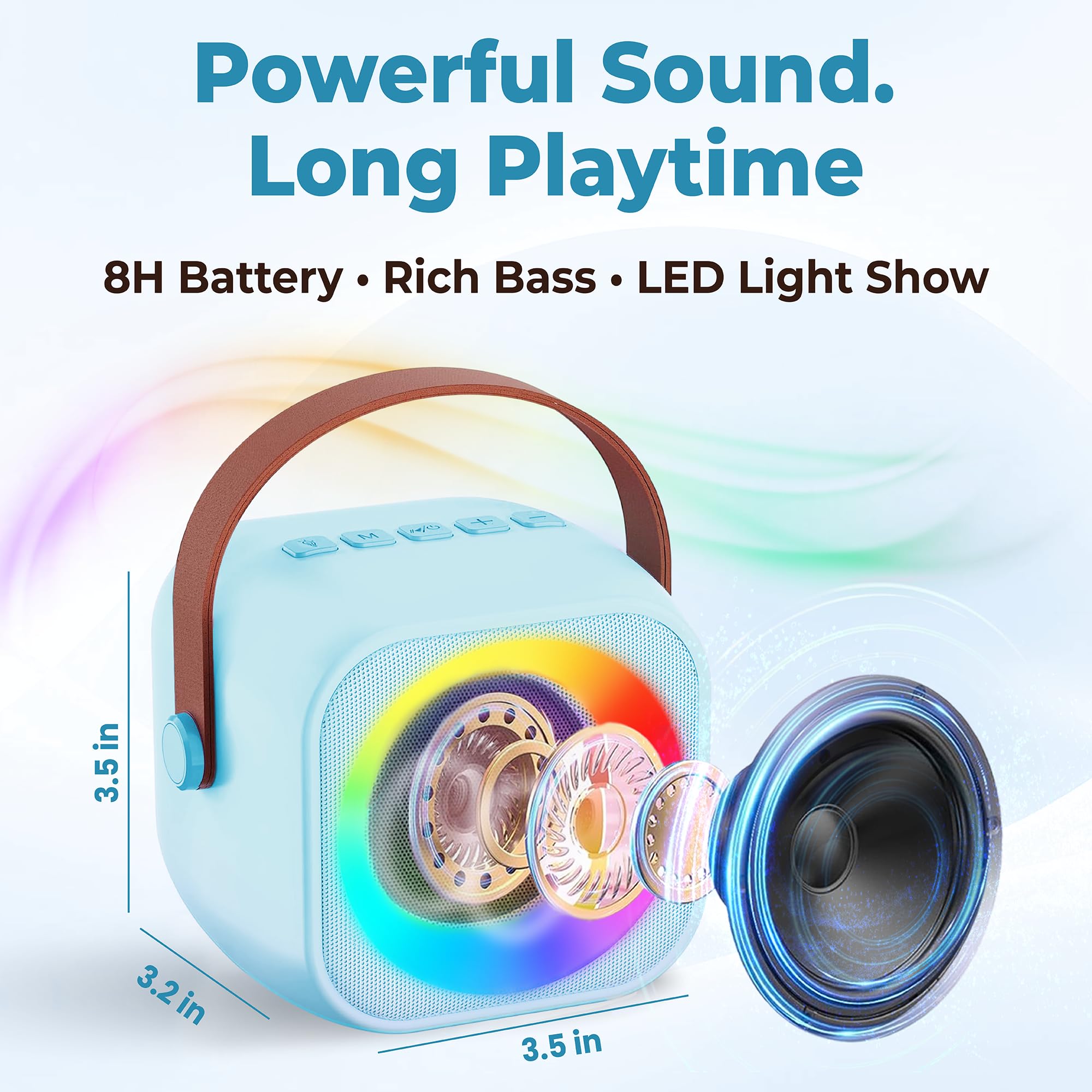 Two3Sevens long battery life supports hours of indoors or outdoors fun.