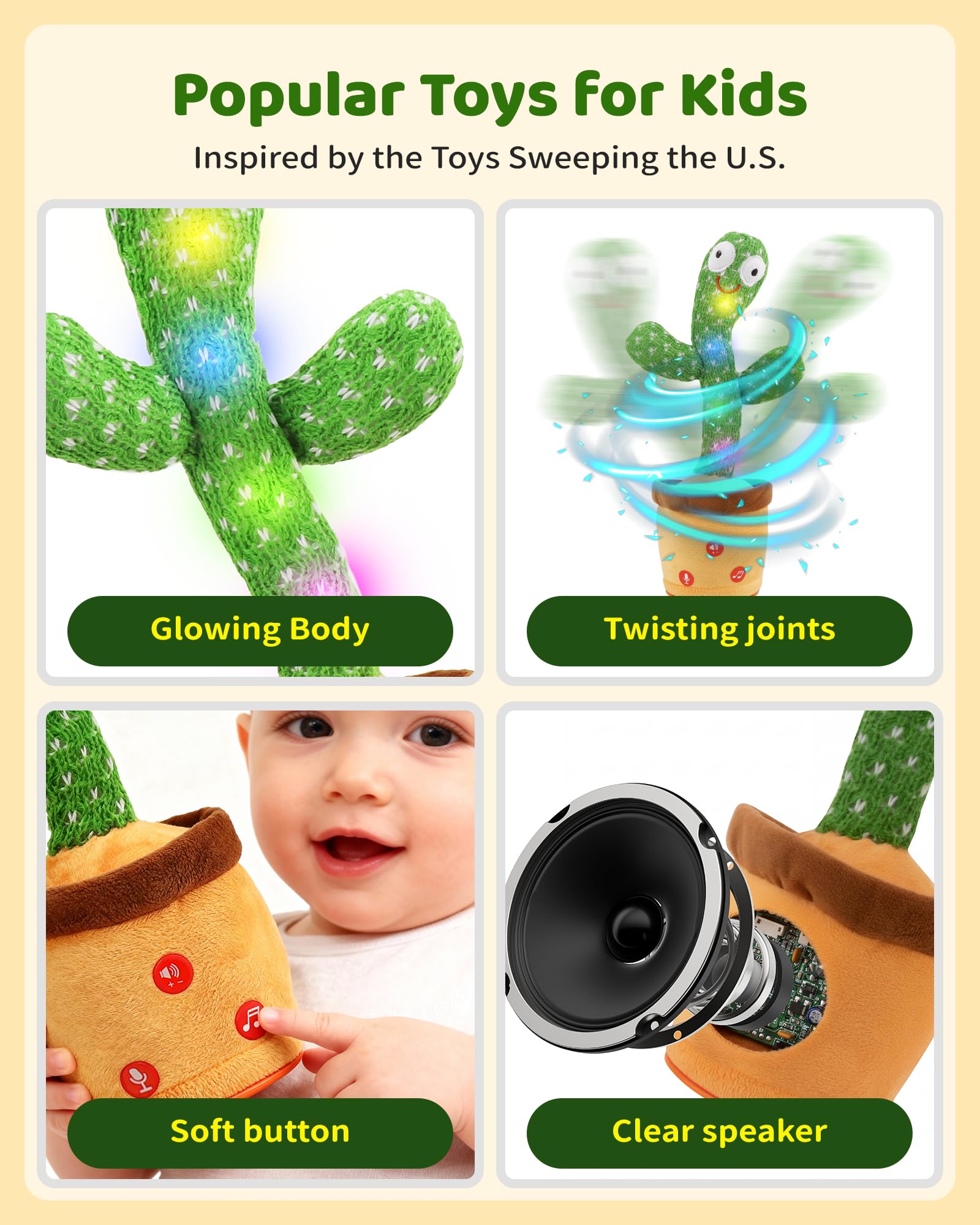 TWORIVER toy delivers 120 English songs to spark lively family moments.