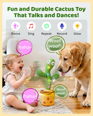 TWORIVER cactus records and replays messages, adding a personal touch to playtime.