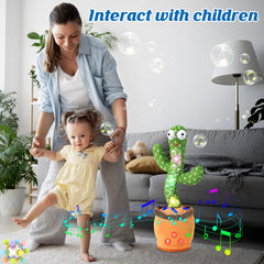 TWORIVER dancing cactus toy in action with singing and dancing for kids