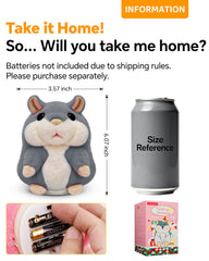 TWORIVER hamster toy designed for long battery life and extended fun.