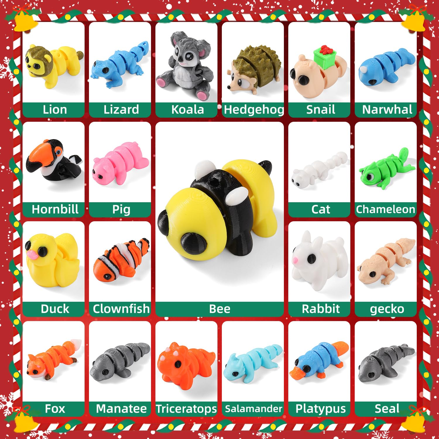 TXB3DOK koala articulated figurine ideal for classroom decor and hands-on play.