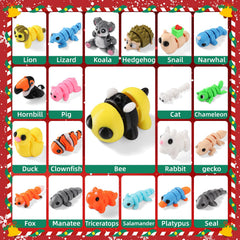 TXB3DOK koala articulated figurine ideal for classroom decor and hands-on play.