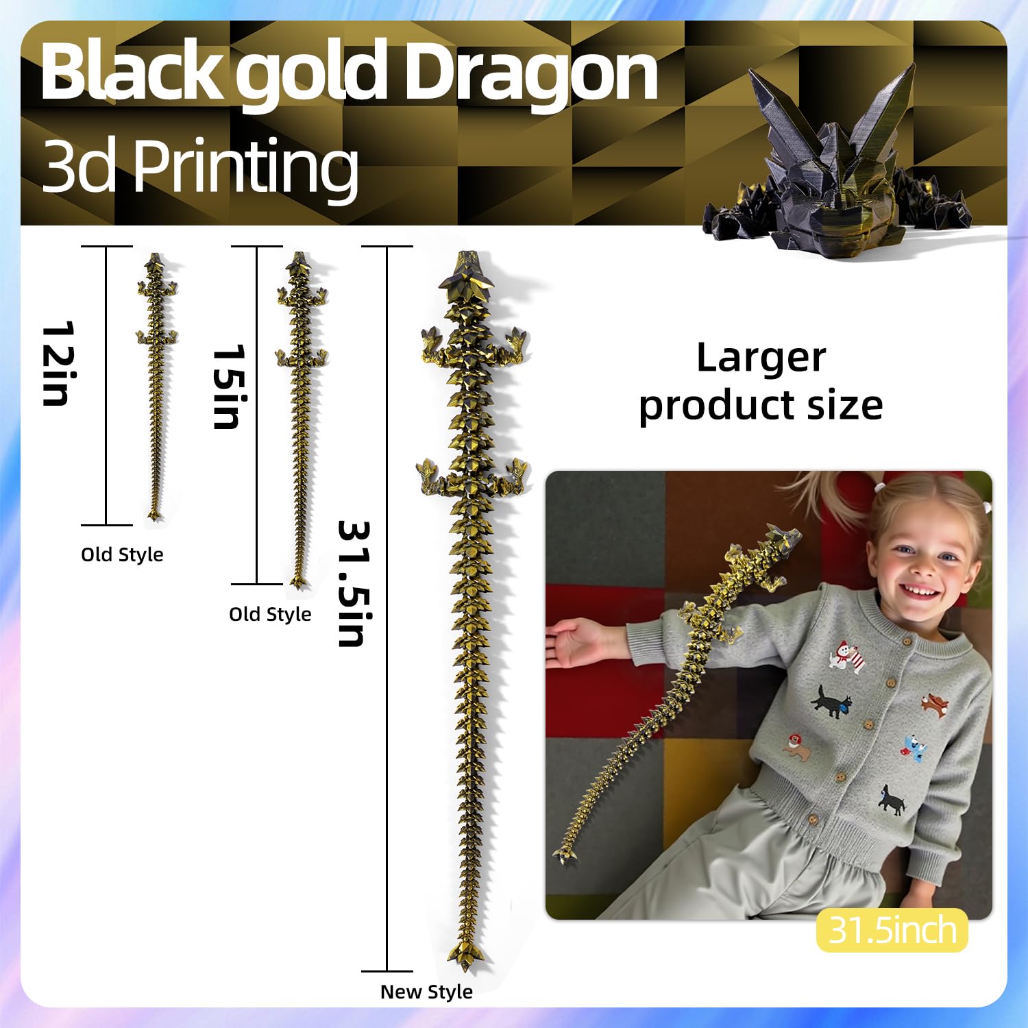 TXB3DOK 31.5-inch detailed surface shows textured PLA finish.