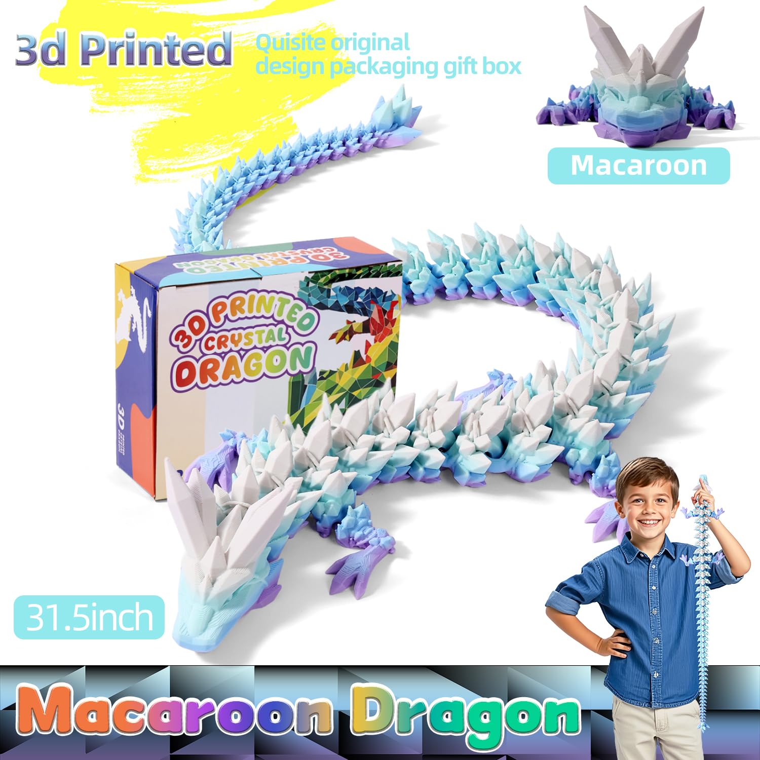 TXB3DOK dragon articulated giant sculpture with movable joints for lifelike posing