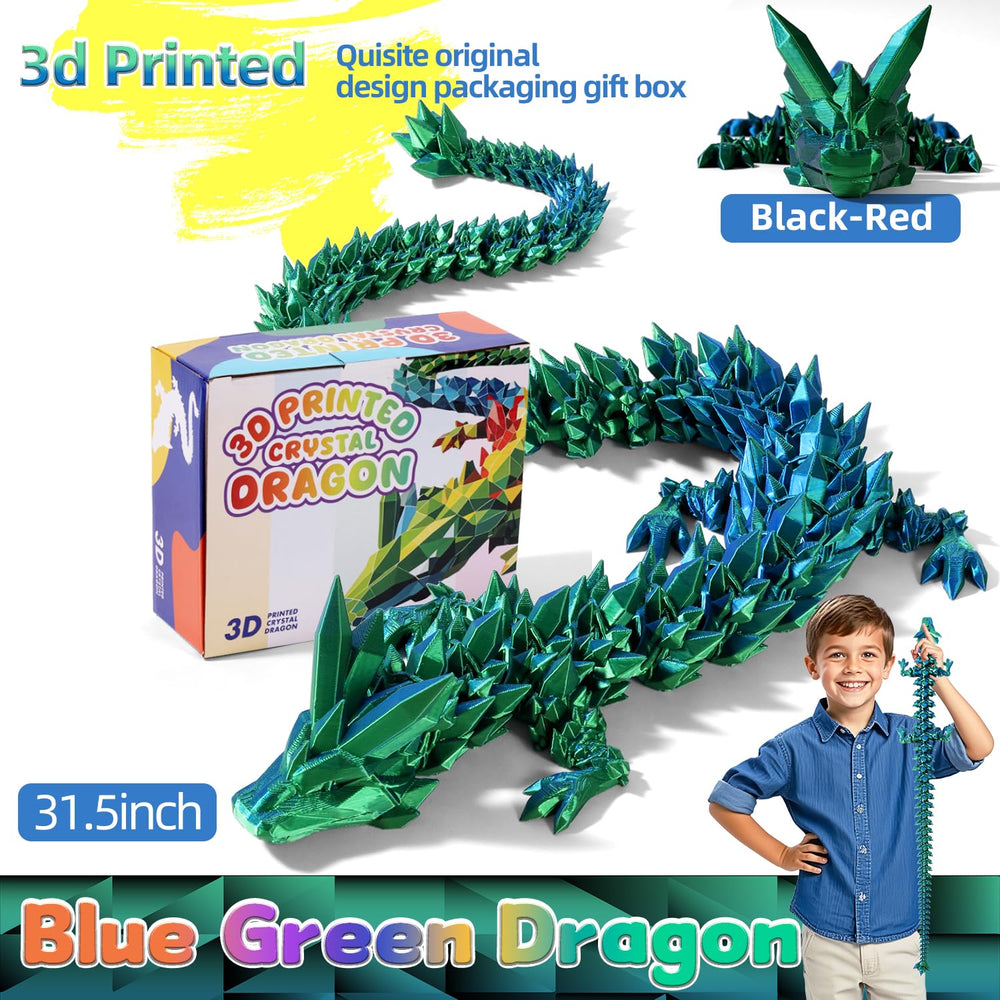 TXB3DOK dragon with articulated joints for lifelike posing and photography.