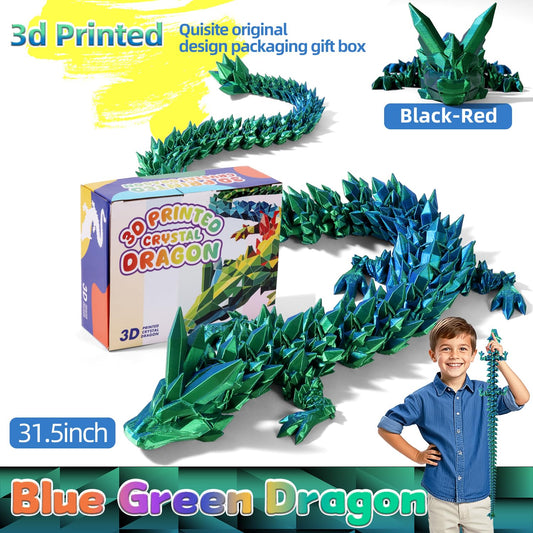 TXB3DOK dragon with articulated joints for lifelike posing and photography.