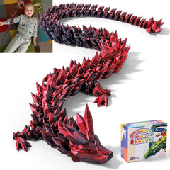 TXB3DOK giant dragon on display, emphasizing size and craftsmanship for impressive decor.