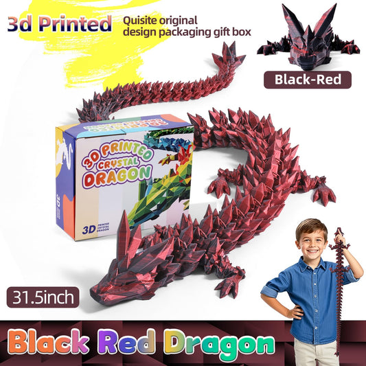 TXB3DOK articulated dragon showing movable joints for posing and photography.