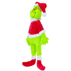 TXDRRA 11.8-inch green plush gift-stealer adds playful holiday mischief to your decor