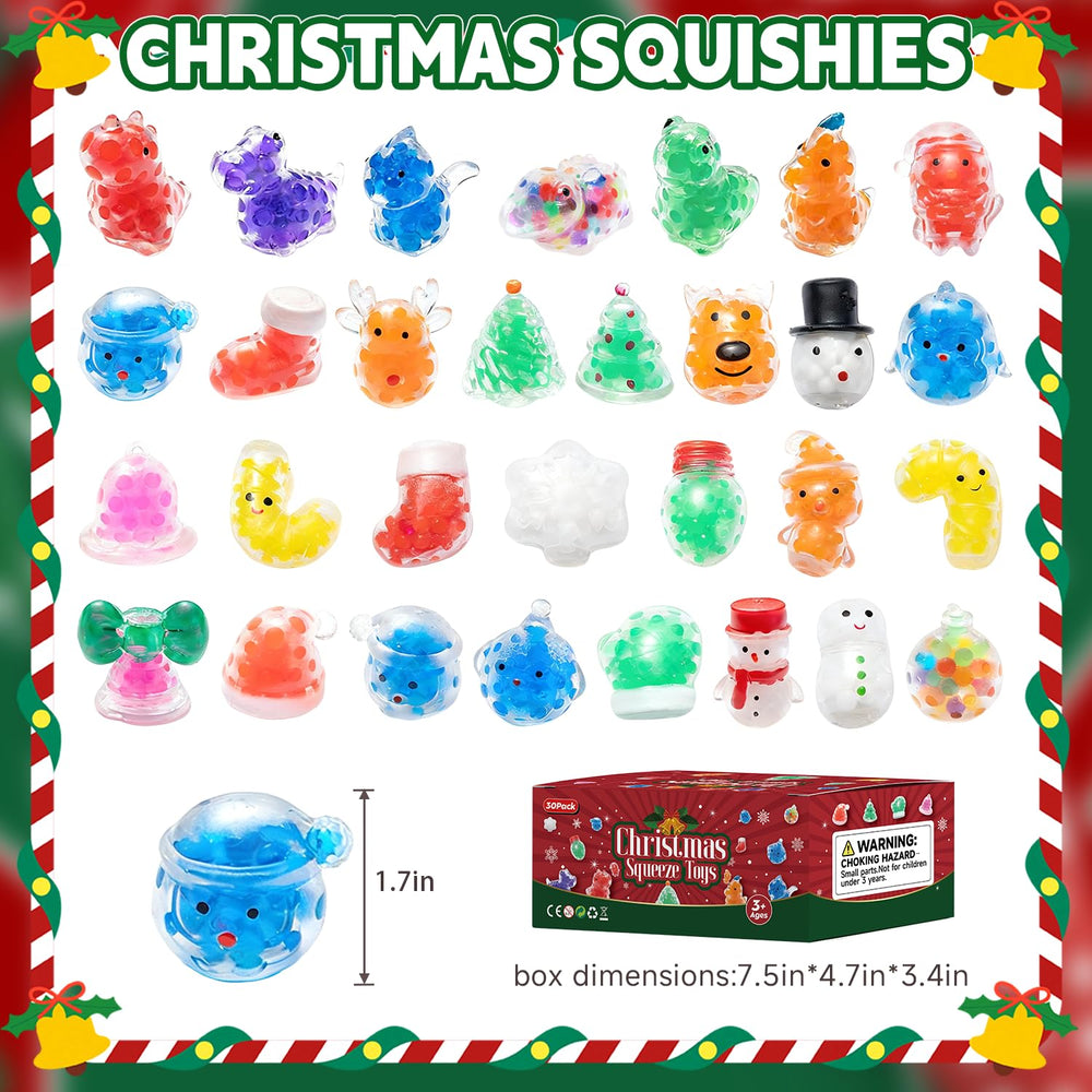 TXGNUC Santa squishies provide playful stress-relief moments during holiday gatherings.