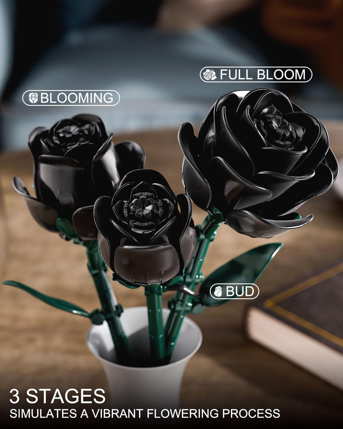 TYCOLE 12-piece rose bouquet ready for unique gift.