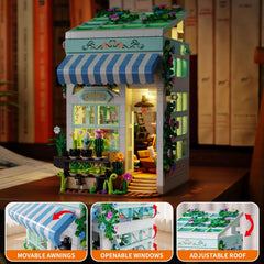 TYCOLE Book nook decoration creates a charming desk focal point.