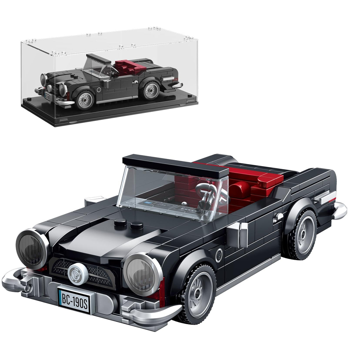 TYCOLE display case for the supersports car model protects and showcases your collectible.