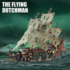 TYCOLE Flying Dutchman MOC lighted ghost ship for night display