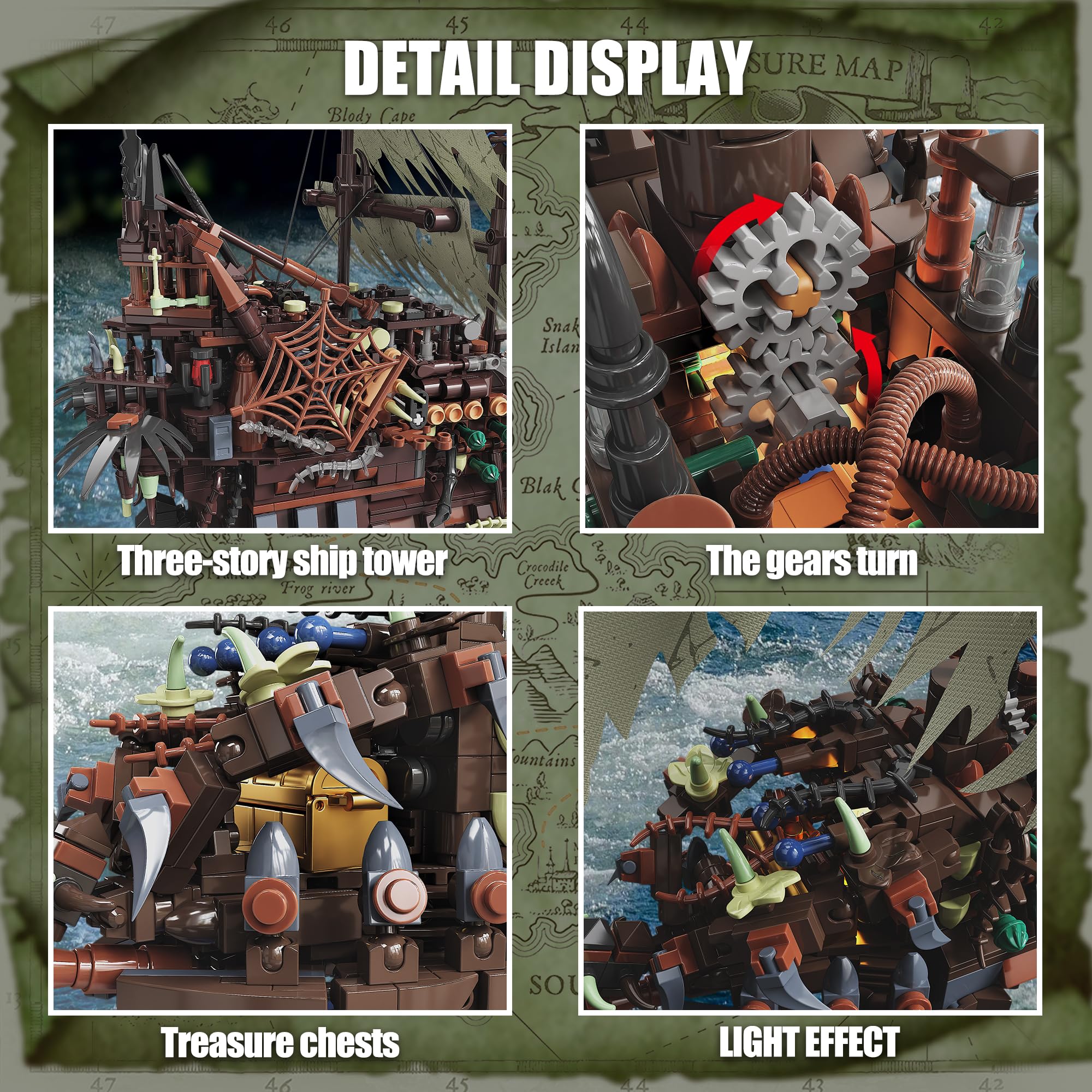 TYCOLE legendary pirate ship gift box for collectors