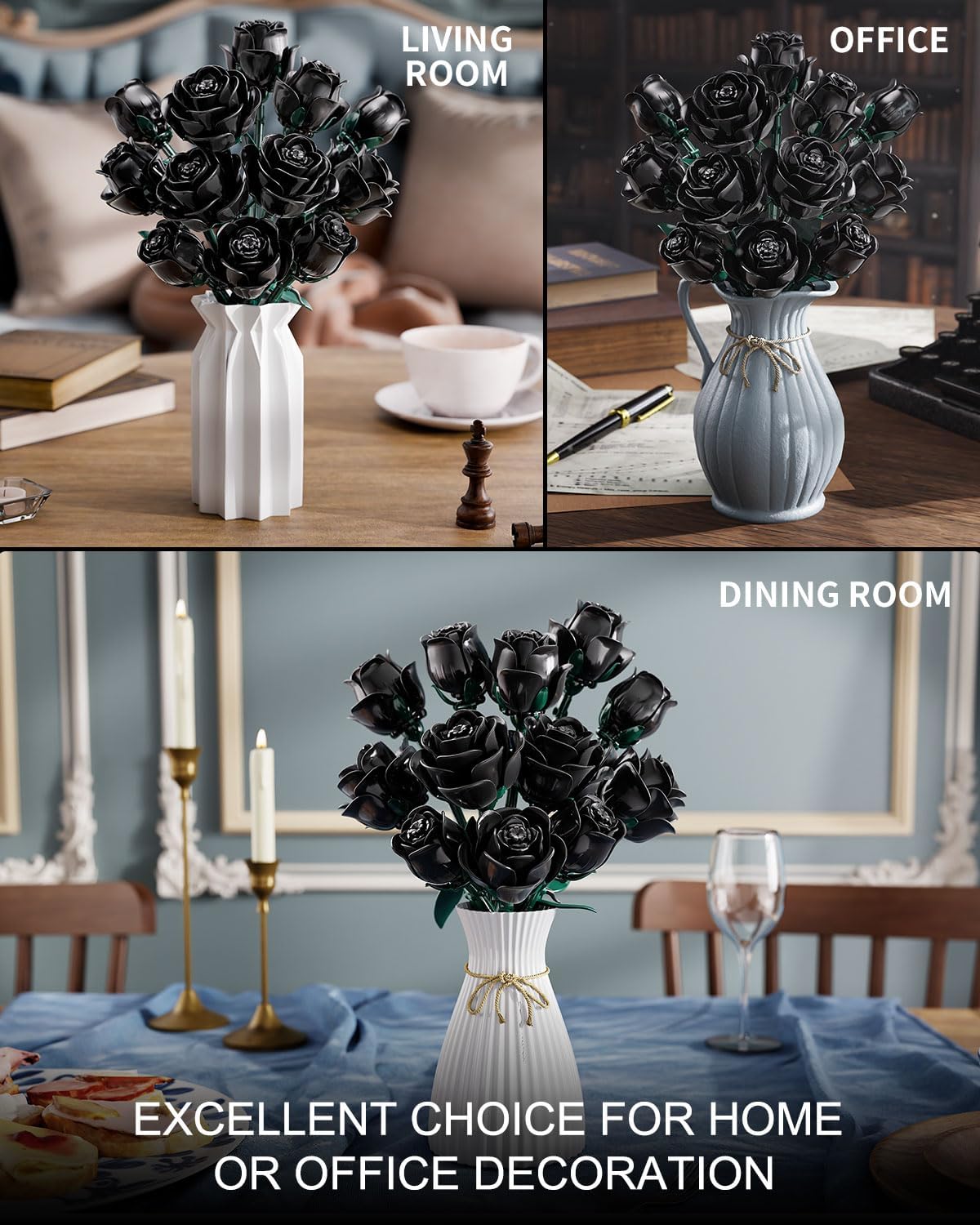 TYCOLE gothic floral set shown without watering or care.