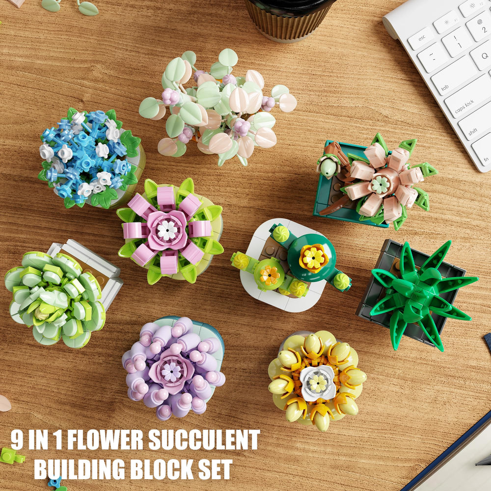 TYCOLE office and home decor display ideas with 9 in 1 set.