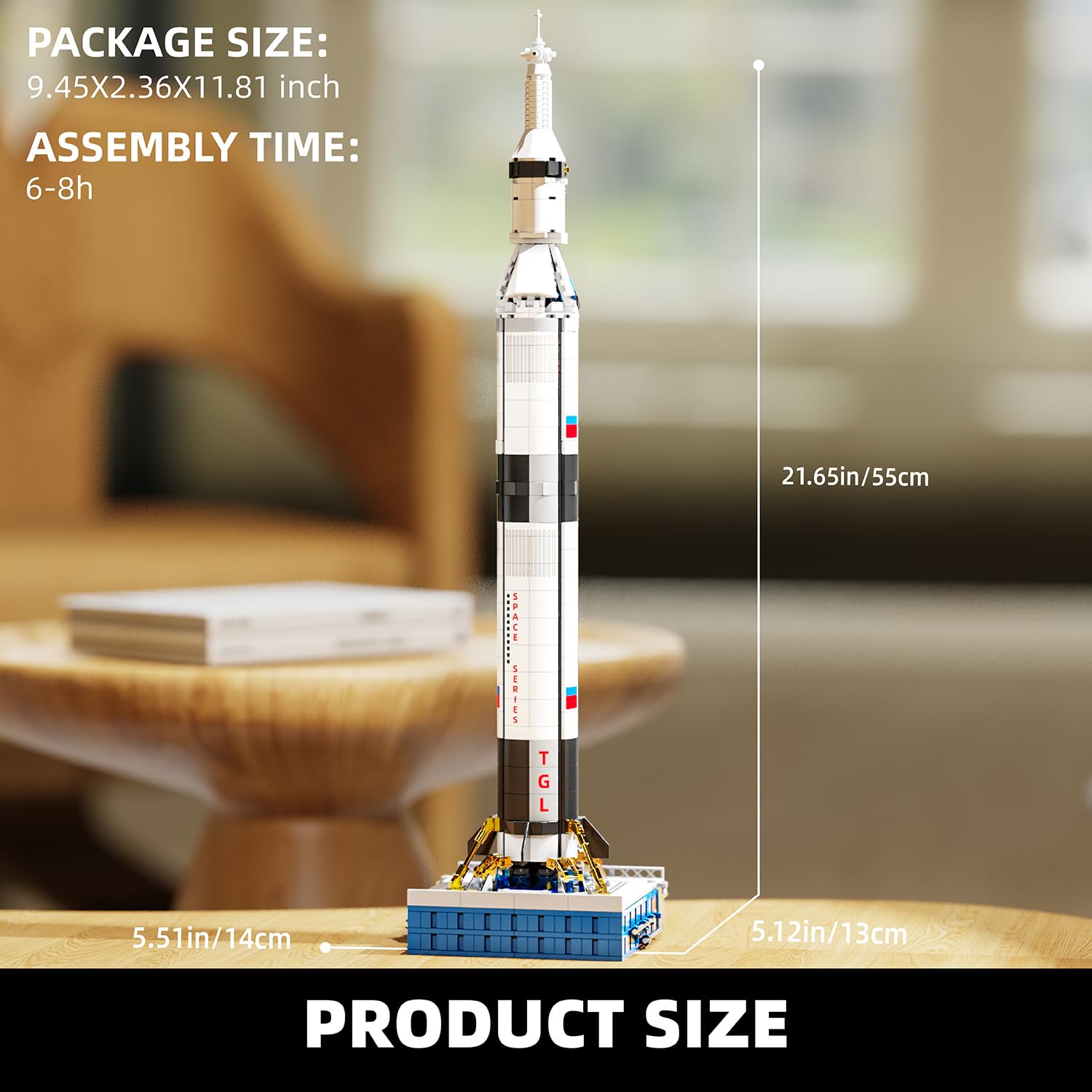 TYCOLE Space Rocket STEM Learning Kit supports imaginative play and skills.