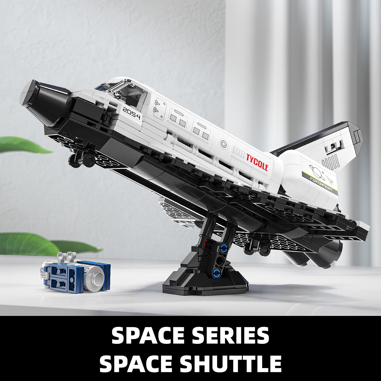 TYCOLE Space Shuttle translucent interior highlights engineering details for curious minds.