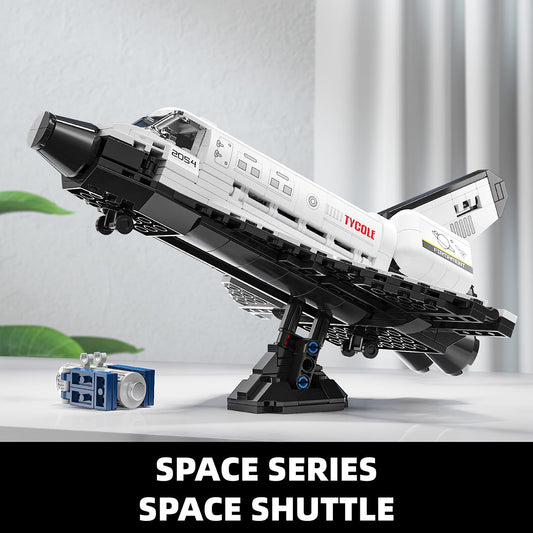 TYCOLE Space Shuttle translucent interior highlights engineering details for curious minds.