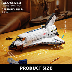TYCOLE Space Shuttle with display shelf offers ready-to-show home or office decor.