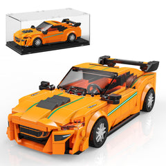 TYCOLE super sports car model displayed in a clear display case for safe showcase