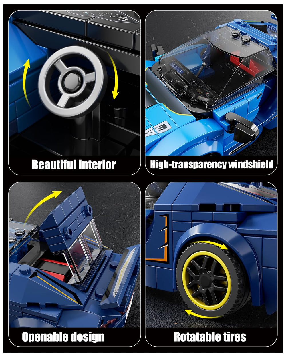 TYCOLE openable back detail adds accessible play features.