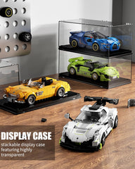 Adjustable rearview mirrors on TYCOLE model car for realism