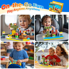 Tyholoo colorful magnetic pieces inspire creative, screen-free play sessions