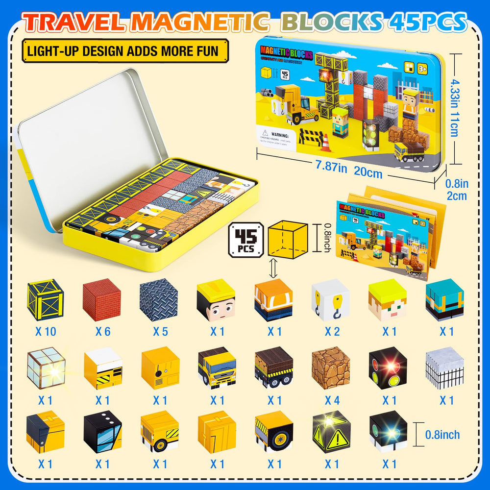 Tyholoo safe ABS magnets ensure secure, non-toxic play for children 3+